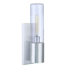 Sabre Satin Aluminum Outdoor Wall Light by Craftmade Lighting