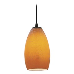 Modern Mini Pendant with Art Glass by Access Lighting