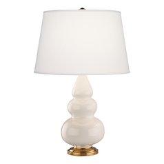 24.38-Inch Small Triple Gourd Table Lamp in Lily by Robert Abbey