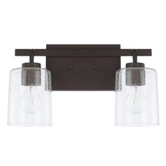 Greyson 14.50-Inch Bronze Bath Light by HomePlace by Capital Lighting