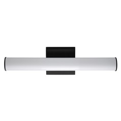 Rail Black LED Vertical Bathroom Light by Maxim Lighting