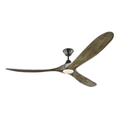 Maverick 70-Inch LED Fan in Pewter by Visual Comfort & Co Fans