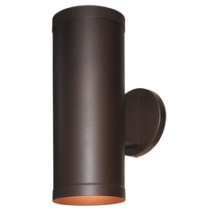 Outdoor Wall Light with Cylinder Shade in Bronze by Access Lighting