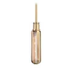 Red Hook Aged Brass Mini Pendant by Hudson Valley Lighting