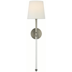 Visual Comfort Signature Collection Suzanne Kasler Camille Antique Nickel Sconce