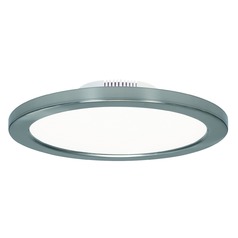 Blink Slim 7-Inch LED Round Surface Mount Polished Nickel 3000K by Satco Lighting
