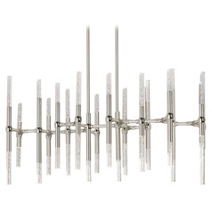 Modern Polished Nickel LED Chandelier 3000K 2400LM by Kuzco Lighting