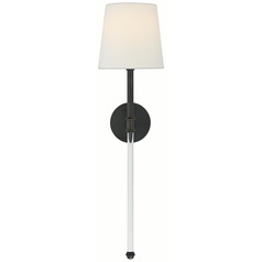 Visual Comfort Signature Collection Suzanne Kasler Camille Bronze Sconce