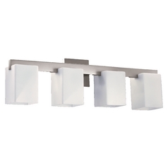 Modus Satin Nickel Bathroom Light by Quorum Lighting