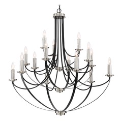 Alana Mystic Black Chandelier by Quoizel Lighting