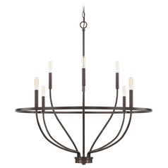 Greyson 8-Light Chandelier in Bronze by HomePlace by Capital Lighting