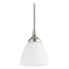 Enclave Satin Nickel Mini Pendant by Quorum Lighting