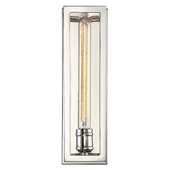 Clifton 15.25-Inch Wall Sconce in Polished Nickel by Savoy House