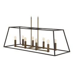 Fulton 48-Inch Bronze Linear Chandelier by Hinkley Lighting