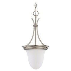 10-Inch Brushed Nickel Pendant by Nuvo Lighting