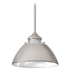 Carbon Pendant in Polished Nickel by Progress Lighting