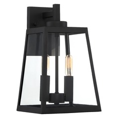Halifax Matte Black Outdoor Wall Light by Nuvo Lighting