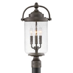 Willoughby Oil Rubbed Bronze Post Light by Hinkley Lighting