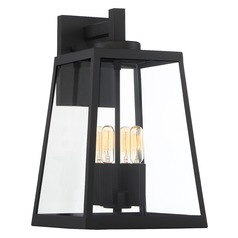 Halifax Matte Black Outdoor Wall Light by Nuvo Lighting
