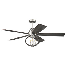 Reese Polished Nickel LED Ceiling Fan by Craftmade Lighting