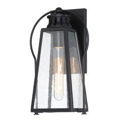 Halder Bridge Matte Black Outdoor Wall Light by Minka Lavery