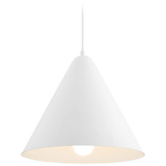 Ford Matte White LED Pendant by Access Lighting