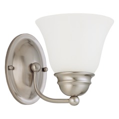 7-Inch Empire Brushed Nickel Sconce by Nuvo Lighting