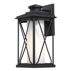 Lansdale Black Outdoor Wall Light by Minka Lavery