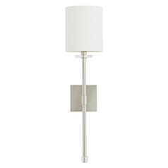 Dixie 25-Inch Crystal Sconce in Polished Nickel by Arteriors Home