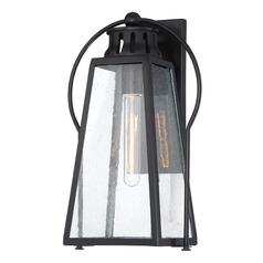 Halder Bridge Matte Black Outdoor Wall Light by Minka Lavery