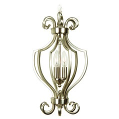 Cecilia 10.50-Inch Brushed Polished Nickel Pendant by Craftmade Lighting