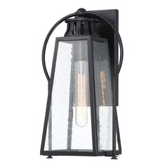 Halder Bridge Matte Black Outdoor Wall Light by Minka Lavery