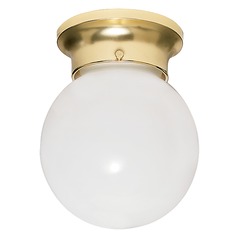 Polished Brass Flush Mount by Nuvo Lighting