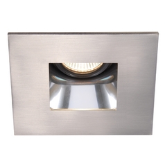 4-Inch Square Square Brushed Nickel Recessed Trim by WAC Lighting