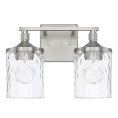 Colton 13-Inch Brushed Nickel Bath Light by HomePlace by Capital Lighting