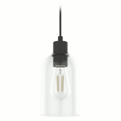 Hunter Fan Company Lochemeade Noble Bronze Mini-Pendant Light with Bowl / Dome Shade