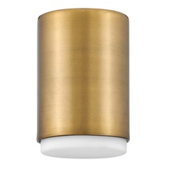 Cedric 7.75-Inch Indoor Flush Mount in Lacquered Brass by Hinkley Lighting