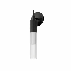 Reeds 16-Inch LED Wall Sconce in Black by ET2 Lighting