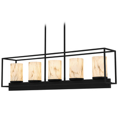 Quoizel Lighting Bentley Matte Black Island Light