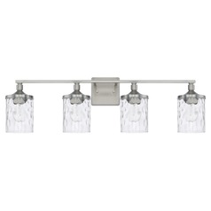 Colton 33.50-Inch Brushed Nickel Bath Light by HomePlace by Capital Lighting