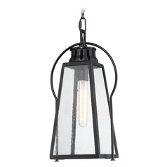 Halder Bridge Matte Black Outdoor Hanging Light by Minka Lavery