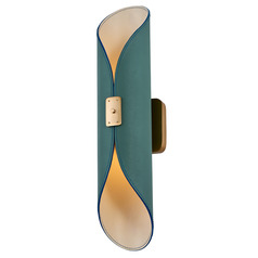 Kalco Lighting Cape Satin Brass LED Sconce
