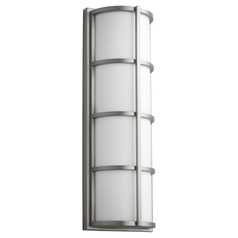 Leda 21.75-Inch Wet Wall Sconce in Satin Nickel by Oxygen Lighting