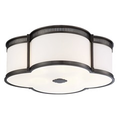Harvard Court Bronze LED Flush Mount by Minka Lavery