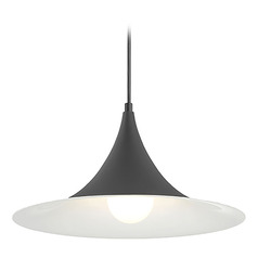 Costa Matte Black LED Pendant by Access Lighting