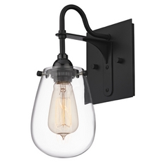 Chelsea Sconce Black by Sonneman Lighting
