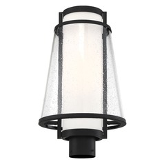 Anau Matte Black Post Light by Nuvo Lighting