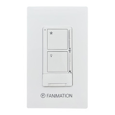 Kwartet 3-Speed CCT Fan & Downlight Wall Control by Fanimation Fans