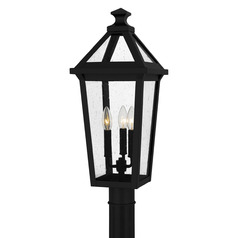 Quoizel Lighting Boulevard Matte Black Post Light