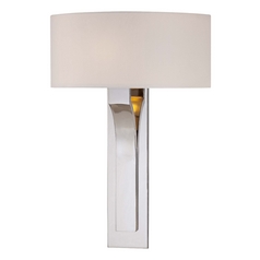 16.75-Inch Fluorescent Wall Sconce in Polished Nickel by George Kovacs